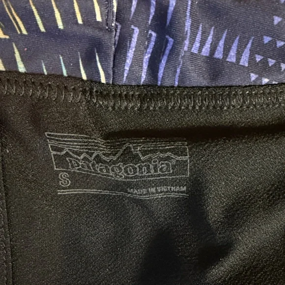 Patagonia Navy and Red Athletic Shorts - Picture 2 of 4